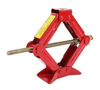 Generic Outil de Levage de Poignée de Fer de Pneu de Coffre de Voiture-cric à Ciseaux Durable pour L'extérieur, Rouge, capacité 1T-pour Les Propriétaires de Voitures (0.5T)