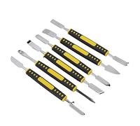 Generic Outil de Levier d'ouverture de Spudger 6 Pièces, Outil de Barre en Acier allié, de Levier à Poignée Antidérapante pour l'entretien de la Tablette de Téléphone, Idéal pour la Réparation