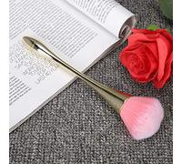 Generic Outil de Manucure Multifonctionnel de Brosse à Poussière D'ongle de Grande Taille pour le Nettoyage Quotidien des Ongles - or Rose (GOLD)