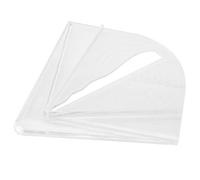 Generic Outil de Mesure en Plastique Transparent pour Centres de Menuiserie, Cercles, Carrés et Hexagones 8" - Idéal pour les Menuisiers et les Amateurs de Bricolage