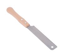 Generic Outil de Scie à Main à 17 Dents avec Manche en Bois pour la Coupe du Bois, Scie Simple Face en Acier SK5 de qualité Supérieure pour le Travail en Extérieur