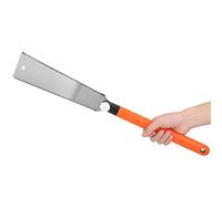 Generic Outil de Scie à Main à Manche Long et à Dents Double Face pour une Coupe Douce et une Prise Antidérapante, pour les Amateurs de Travail du Bois, en Acier allié, comme sur L'image
