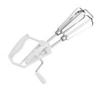 Generic Outil de Skin, Batteur d'oeuf à Main Rotatif Fouet Batteur d'oeufs Fouetter le ' pour Fouetter, Battre en Remuant (WHITE)