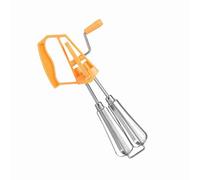Generic Outil de Skin, Batteur d'oeuf à Main Rotatif Fouet Batteur d'oeufs Fouetter le ' pour Fouetter, Battre en Remuant (ORANGE)
