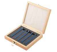 Generic Outil de Tour à Pointe en Carbure, Ensemble de Tournage Durable pour le Travail des Métaux, Processus de Filetage de Coupe pour un Usage Domestique 5 Pièces (10 * 10mm)