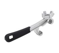 Generic Outil D'ouverture de Seau de 5 Gallons avec Longue Poignée Antidérapante pour un Retrait Rapide du Couvercle, Parfait pour un Usage Domestique et Industriel, Aluminium