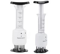 Generic Outil Professionnel D'attendrisseur D'Injecteur de Viande en Acier Inoxydable pour un Rehaussement Rapide de la Saveur pour les Cuisiniers et les Chefs à Domicile, 90 Ml, Injecteur de Viande