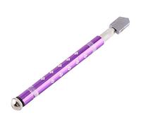 Generic Outil Professionnel de Coupe-Verre à Rouleau avec Lame de Coupe Tranchante pour des Travaux de de Verre Faciles-poignée en Aluminium Antidérapante (PURPLE)