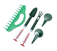 Generic Outils de Semis Polyvalents, Distributeur de Semis Manuel Durable pour Jardiniers Domestiques, 12 Trous et Ensemble Portatif