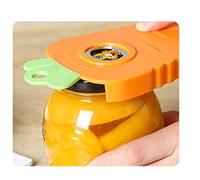 Generic Ouvre-bocal Ouvre-boîte Multifonction -bouteille en Plastique Obtenez les Couvercles Facilement Gadget de Cuisine Conception de Carotte Outil de Poche à Poignée