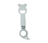 Generic Ouvre-bouteille Multifonction Ouvre- Ouvre-canette Accessoires de Cuisine Ergonomique Poignée Confortable En Acier Inoxydable Adapté pour La Mais, bleu