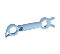 Generic Ouvre-bouteille, Ouvre-couvercle de Pot de Boîte en Acier Inoxydable 4 en 1 avec Poignée Antidérapante pour le Camping de Cuisine de Boisson de Vin (BLUE)