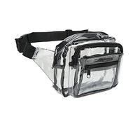 Generic Pack Clear de Fanny, Sac Transparent du Stade Transparent avec PVC de Grande capacité pour Les Sports de Voyage