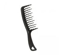 Generic Pack de 2 Peignes à Dents Larges pour Cheveux Bouclés et Épais