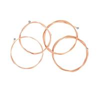 Generic Pack de 4 Cordes Basses Enroulées En Cuivre pour Basse électrique, Accessoires En Bois et Laiton