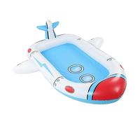 Generic Padflash Gonflable, Bords Arronnés pour Utiliser la Belle Piscine à Saupoudrer sprinklé Polyvalente Colorée (Vaisseau céleste)