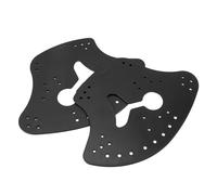 Generic Pagaies à Main pour Nager avec Taille Réglable, PP et Silicone Durables, Améliorent l'efficacité des Courses pour Les Niveaux, 1 Paire