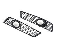 Generic Paire de Grilles de Phares Antibrouillard Avant Noir Brillant pour A3 8P 2009-2013, Numéro de Pièce de Remplacement Direct 8P0807682D, Convient pour Avant Gauche Droite