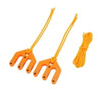 Generic Palan à Poulie en Nylon Léger et Portable, équipement de Jeu, Levage de Jeu Efficace, adapté aux Aventures en Plein Air (Orange)