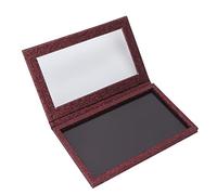 Generic Palette de Fard à Paupières Vide Magnétique Bordeaux pour la Personnalisation du Maquillage à Faire Soi-même, Stockage de Maquillage Portable 5,12 X 8,07 Pouces