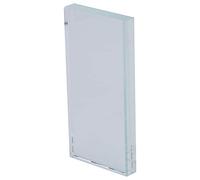 Generic Palette de Verre élégante pour Nail Art avec Large Zone de Mélange pour Vernis à Ongles, Colle pour Faux Cils et Cosmétiques, Idéale pour les Professionnels des Voyages et des Salons 9,5 X