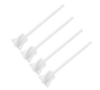 Generic Palettes de Mélangeur de Résine, ABS Durable, Forte Force de Mélange pour un Mélange Uniforme D'époxy, Accessoire de Perceuse de Mélangeur de Peinture Réutilisable 4 Pièces (WHITE)