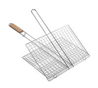 Generic Panier à Poisson en Acier chromé, Conception Durable pour Barbecue et Grillades en Plein Air, 1 unité