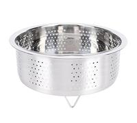 Generic Panier à Vapeur en Acier Inoxydable 304 avec Poignée pour une Cuisson sans Effort des Légumes et des Fruits de Mer, Conception Multifonctionnelle pour une Utilisation au Cuiseur à Riz (20cm)