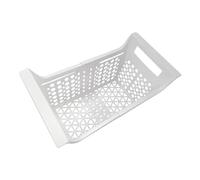 Generic Panier de Congélateur Flexible, Récipient de Refroidissement avec Poignée, Extensible pour Organisateur de Congélateur Coffre,Panier de Rangement de Congélateur Réglable Rétractable, je