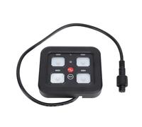 Generic Panneau de Commande de Commutateur à 4 Gangs avec Rétro-éclairage RVB Multifonction pour Véhicules Tout-terrain, Camions, Bateaux en Aluminium