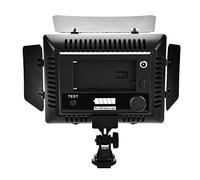 Generic Panneau de Lampe Vidéo LED W160 Haute luminosité avec luminosité Réglable 6000 K pour Appareil Photo Numérique Caméscope DV, Puissance 10 W, Compatible avec Batterie NP-F Series, Noir Taille
