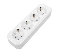 Generic Panneau de Prise Européen à Trou Rond, capacité de Puissance élevée 2500W pour Appareils Ménagers, sans Danger pour un Usage Domestique (8 trous)