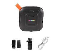 Generic Panneau Lumineux de Remplissage LED Portable, Lampe D'appareil Photo à Clipser Mince pour la Photographie Mobile CRI 95+ Batterie Intégrée pour Téléphone Tablette Ordinateur Portable, Noir