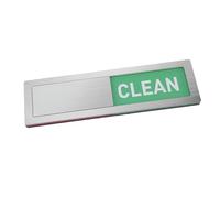 Generic Panneau Magnétique pour Lave-vaisselle Clean Dirty, Matériau Acrylique Durable, visibilité Claire pour un Usage Domestique, 17,8x5,1 Cm, 1 Pièce (SILVER)