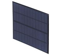 Generic Panneau Solaire 3 W pour Projets de Bricolage, Panneau de Cellules Solaires 12 V Haute efficacité 145 X 145 Mm, 2,8 Mm d'épaisseur, Lampes Solaires, Lampes de Poche, éclairage Paysager