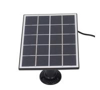 Generic Panneau Solaire Efficace de 3 W pour le Chargement des Caméras de sécurité et les Petits Appareils électroménagers en Extérieur (BLACK)