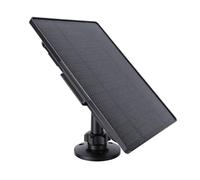 Generic Panneau Solaire pour Caméra Extérieure 6W, Chargeur Durable et Résistant aux Intempéries pour Caméras de Suivi des Sentiers avec Batterie Lithium-Ion 6000mAh