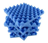 Generic Panneaux en Mousse à l'épreuve du Son pour Murs, Panneaux Acoustiques Muraux Insonorisés 30 * 30 * 5cm 12 Pièces Det pour Les Maisons, KTV, Studios, Théâtres, Cinémas, Bureaux (Blue)