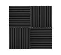 Generic Panneaux en Mousse à l'épreuve du Son pour Murs, Panneaux Muraux Insonorisés en Mousse d'absorption Sonore, 12pcs Studio Mouss d'amortissement Sonore avec des Options de Couleur, y (12PCS)