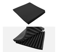 Generic Panneaux en Mousse à l'épreuve du Son pour Murs, Panneaux Muraux Insonorisés en Mousse d'absorption Sonore, 12pcs Studio Mouss d'amortissement Sonore avec des Options de Couleur, y (24PCS)