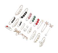 Generic Pantalon Serveur, Broche de Vêtements épingles de Perle Décoration 20pcs pour la Chemise du Sac de Chapeau à Collier