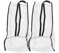 Generic Paquet de Rangement pour Bottes Hautes Portable et Étanche Lot de 2 en PVC Poignée, Voyage Transport des Chaussures