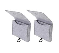 Generic Paquet de Rangement pour Huiles Essentielles 6 Flacons 5/10ml en Feutre Non Tissé Portable Anti-Usure pour Voyage 2 Pièces pour Amis et Familles