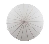 Generic Parapluie en Papier, Parasol Décoratif Blanc, Parapluie nervuré en Bois pour Peinture à la Main, Idéal pour les Mariages Chinois Japonais Vintage, Décoration de Fête Nuptiale et Salle de (60