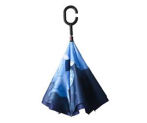 Generic Parapluie pour Enfants, Coupe-Vent, à Ouverture Inversée, Mains Libres, Mignon, Portable, Motif Dessin Animé, Idéal pour La Randonnée et Le Vélo, Style b