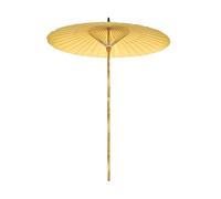 Generic Parasol en Papier d'Huile, Parapluie de Patio Jaune, Parasol de Jardin avec Protection Uv, Parasol d'Extérieur Portable, Parasol Décoratif pour le Jardin, la Pelouse et l'Arrière-Cour