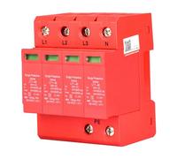 Generic Parasurtenseur Domestique, Dispositif Ignifuge de Haute qualité pour la Protection de la Maison, Parafoudre 4P 40/80KA 385V (4P40KA)