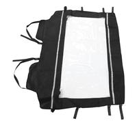 Generic Pare-brise Arrière Souple UTV, Anti-pluie et Anti-poussière pour Teryx 4 800 2013 - 2025, Couverture de Fenêtre en PVC Noir