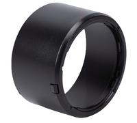 Generic Pare-Soleil D'objectif de Caméra adapté pour ET 77 RF 85mm F2 Macro is, Idéal pour R6 RP R5 Mark II, Conception Non évasée, Noir, 1 unité