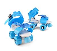 Generic Patins à roulettes de Taille Réglable, Roues à Double Rangée pour Débutants, Filles et Garçons âgés de 3 à 12 Ans avec Freins Antidérapants et Construction en PVC